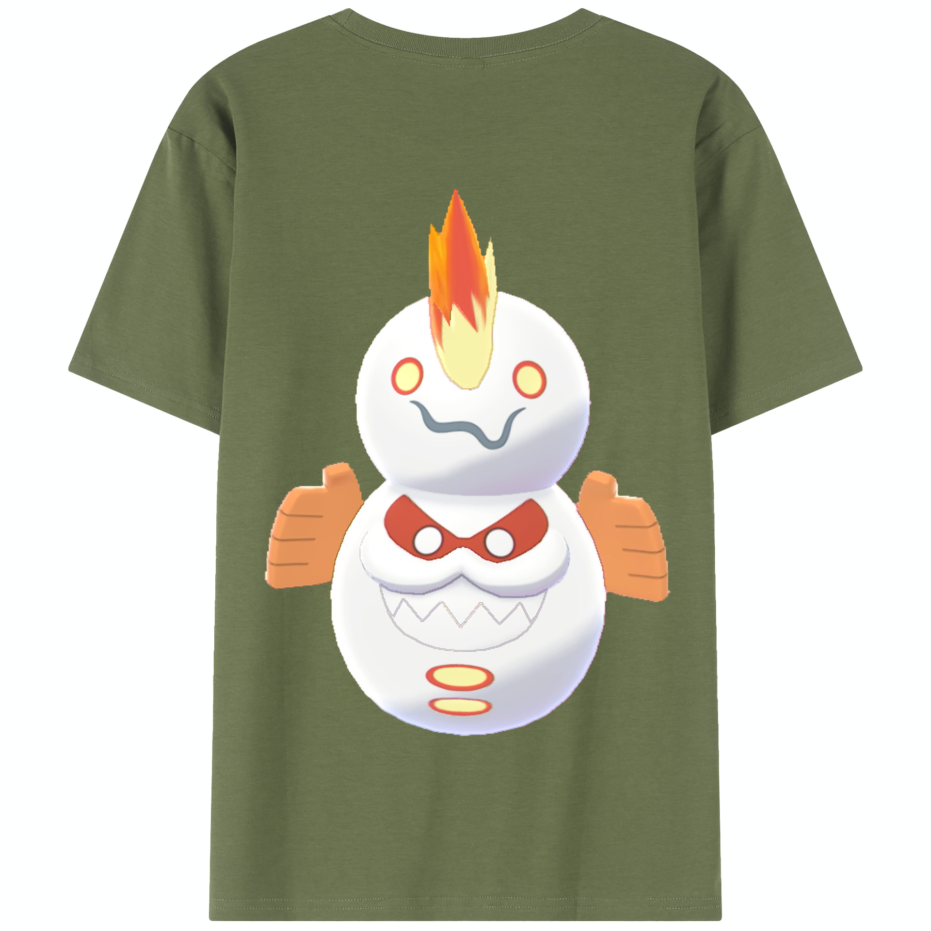 （画像用） ポケットモンスター Pokémon 綿100％半袖Tシャツ（背面プリント）